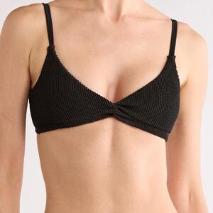 Good American Always Fits Twist Bikini Top NWOT Size 6